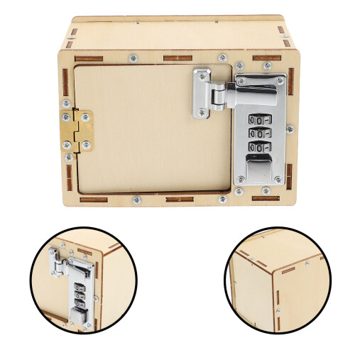 De Madera Caja Con 2