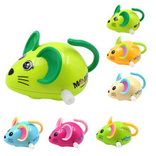 6 Unidades Brinquedo Rato De Corda Plástico Para Crianças