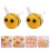 50Pcs Mini Yellow Felt Bees Durable Wool Decor for Scrapbooking Crafts 5