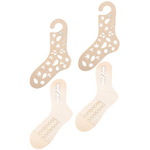 4Ud De Calcetines De Madera Beige Para Tejer DIY