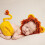 Costume Bébé Tenue De Lion Orange Animé 9