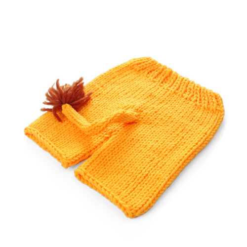 Costume Bébé Tenue De Lion Orange Animé 1