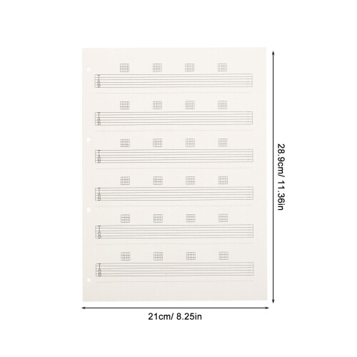 85 Pièces Pour Tablature De Guitare Vide, Portable 1
