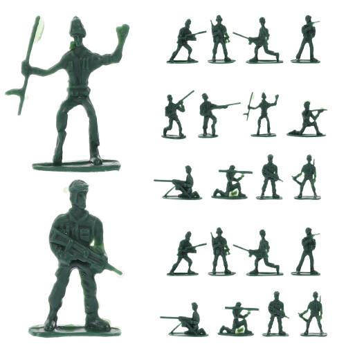 100 Pièces Mini Soldats Figurines Table À Sable 2