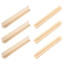 6 Pièces Porte-Dominos En Bois Réutilisables Pour Rangement Et Support