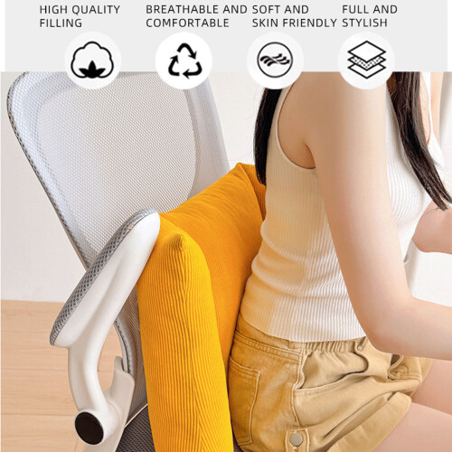Multipurpose Back Support Pillow Lumbar Backrest-off1 white1 1