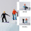 2Pcs Miniature Skiing People Figurine 1:64 Scale Hand Painted 8