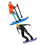 2Pcs Miniature Skiing People Figurine 1:64 Scale Hand Painted 11