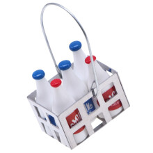 Set Cestino Piccolo Per Casa Delle Con Latte Miniatura