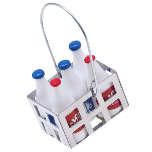 Set Cestino Piccolo Per Casa Delle Con Latte Miniatura