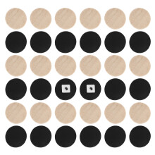 30 Pedine In Legno Per Backgammon Giochi Da Tavolo