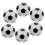 6 32 Mm Tafelvoetbalbal Zwart/Wit 11
