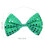6 Groene Ruitvormige Glitter Stropdassen -Patrick's Day 2