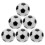 6 32 Mm Tafelvoetbalbal Zwart/Wit 6
