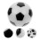 6 32 Mm Tafelvoetbalbal Zwart/Wit 4