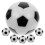 6 32 Mm Tafelvoetbalbal Zwart/Wit 9