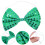 6 Groene Ruitvormige Glitter Stropdassen -Patrick's Day 8