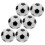 6 32 Mm Tafelvoetbalbal Zwart/Wit 8