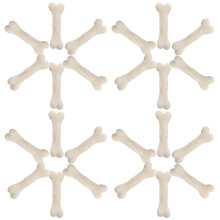 20 Ossa In Resina Per Mini Scheletro Decorazione Halloween