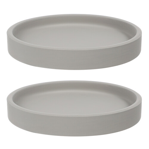 2 Pezzi Sottovaso In Design 10,5X10,5X1,5 Cm