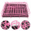 Cage Pliable Avec Toilette Pour , Chat, (Rose) 11
