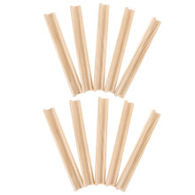 10 Pezzi 19 Cm In Legno Inglesi Naturale