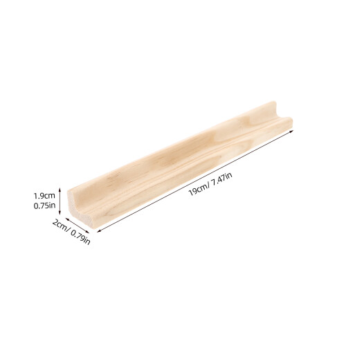 10 Pezzi 19 Cm In Legno Inglesi Naturale 1