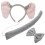 Set Costume Animale Con Orecchie, E Cravatta 1