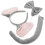 Set Costume Animale Con Orecchie, E Cravatta 4