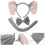 Set Costume Animale Con Orecchie, E Cravatta 6