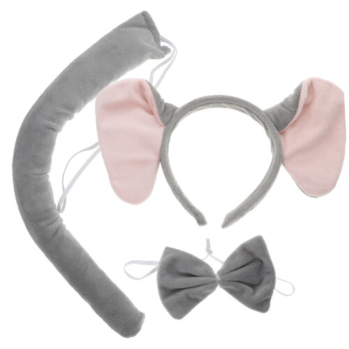 Set Costume Animale Con Orecchie, E Cravatta 2