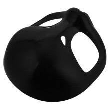 Black Therian Mask Hondje Plastic Cosplay Mask Voor Halloween Feest