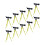 12 Stuks Mini Kinderen Diy Planeten Scene Model 8