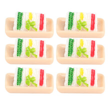 6 Alimenti In Legno Per Decorazione Torta E Case