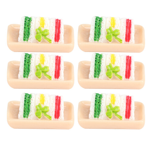 6 Alimenti In Legno Per Decorazione Torta E Case
