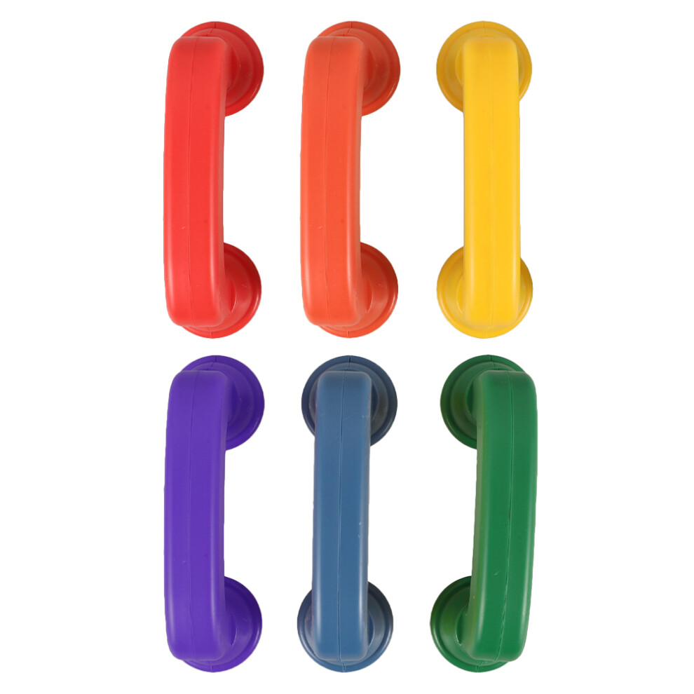 6 Sztuk Plastikowych TelefonóW Edukacyjnych, 6 KoloróW, Z DźWięKiem-image