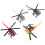 4 Kinderen Metaal Helikopter Model Decoratie 11