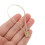 100pcs Hemp Twine String with Snap Ties for Hang Tags 6