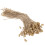 100pcs Hemp Twine String with Snap Ties for Hang Tags 10