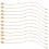 100pcs Hemp Twine String with Snap Ties for Hang Tags 11