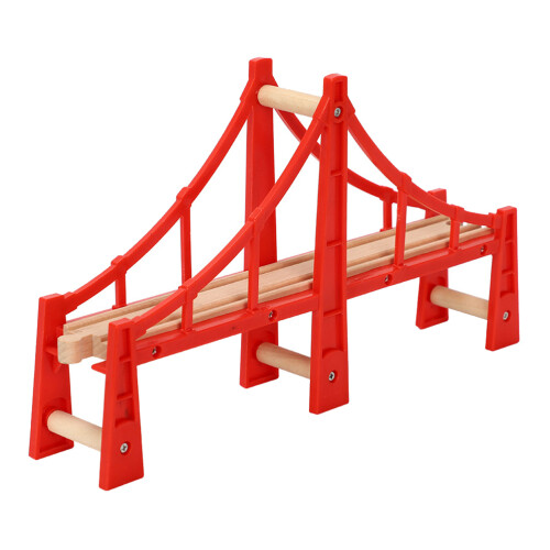 Wooden Train Tracks Railway Bridge Model Set