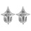2Pcs Grill Único Para Hip-Hop, Cosplay E 11