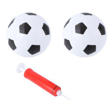 Set Pallone Calcio Bambini 12 Cm 2 Palline + 1 Pompetta