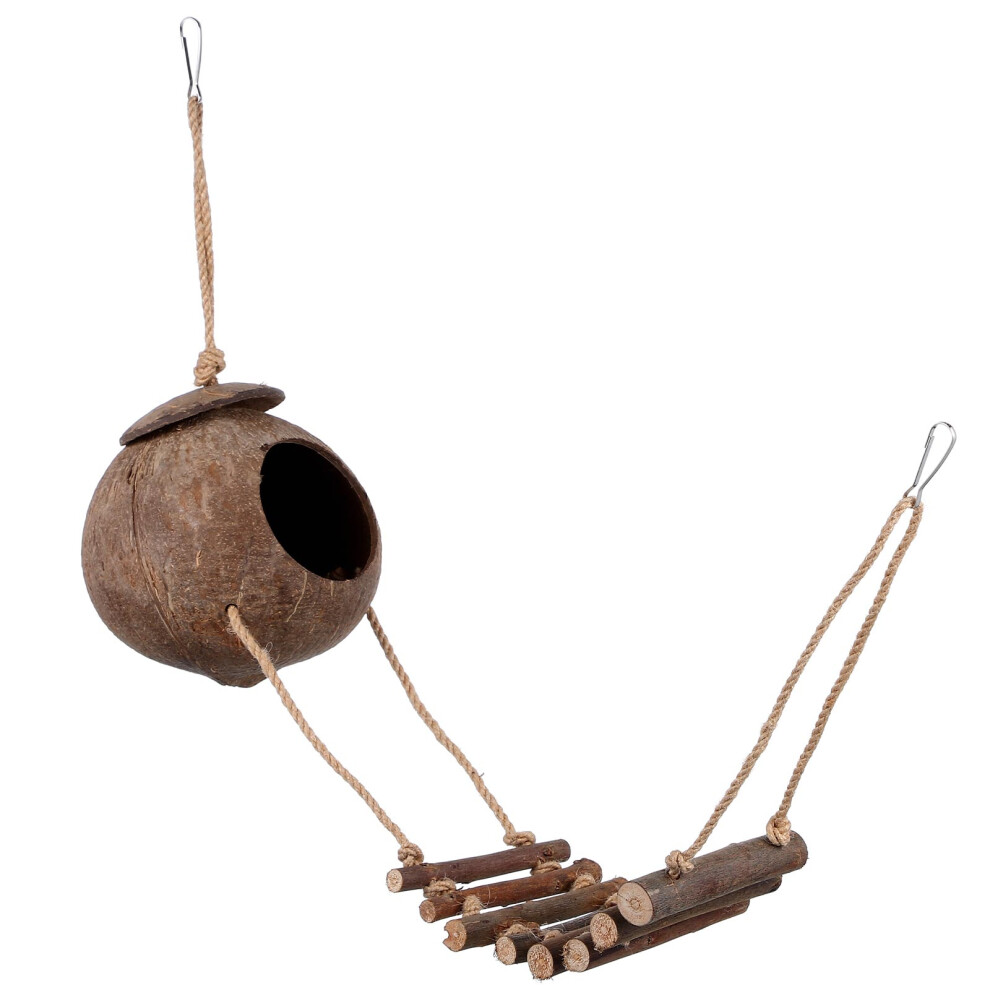 Kokosowa Ukryjka Dla GadóW Z Klatką Schodową I Kokosem-image