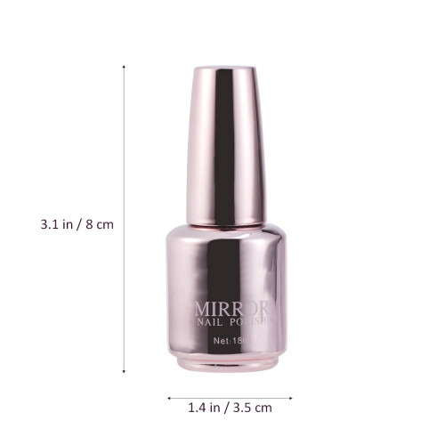 Mirror Nail Polish Metallic Gel Varnish For Fingernail # 2
