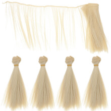5 Unidades Perucas De Cabelo Para Bonecas Artesanato