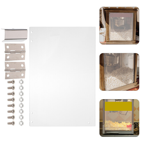 Popcornmachine Transparant Beschermpaneel Plastic Baffle 1