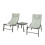 SoBuy Transat de Jardim com Mesa Lateral OGS37-HG 1