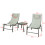 SoBuy Transat de Jardim com Mesa Lateral OGS37-HG 3