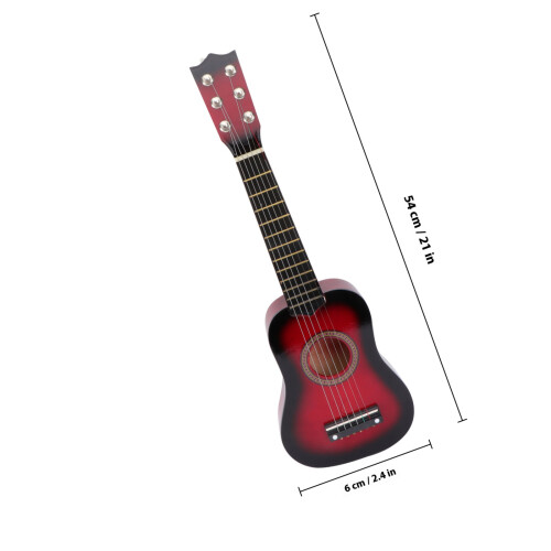 Guitarra 21 Polegadas Para Crianças (Vermelha) 1